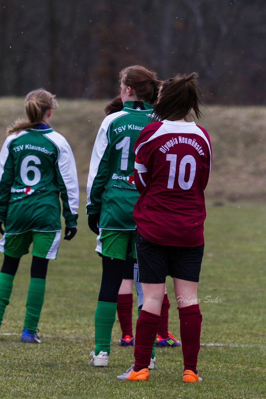 Bild 66 - B-Juniorinnen MTSV Olympia Neumnster - TSV Klausdorf : Ergebnis 4:0 (Abbruch)